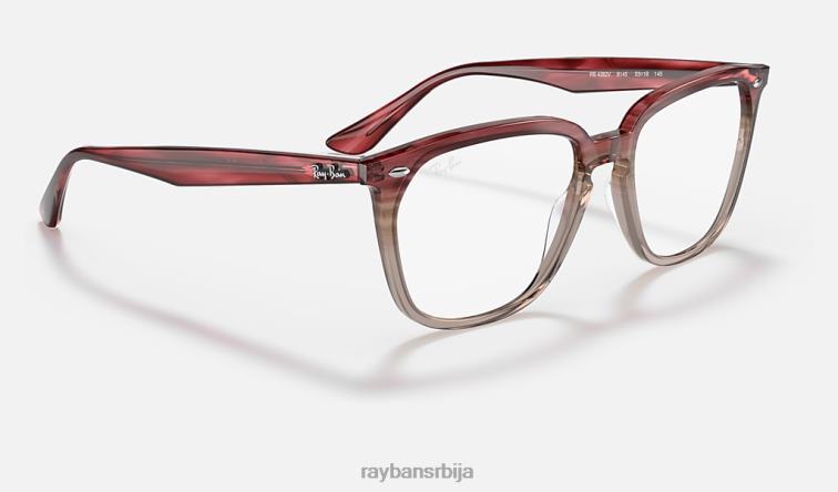 Ray-Ban рб4362 оптицс P0HP1970 наочаре углачан бордо мушкарци