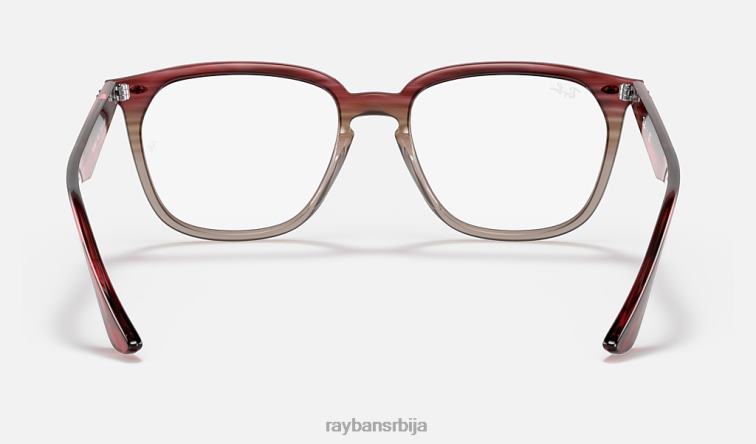 Ray-Ban рб4362 оптицс P0HP1970 наочаре углачан бордо мушкарци