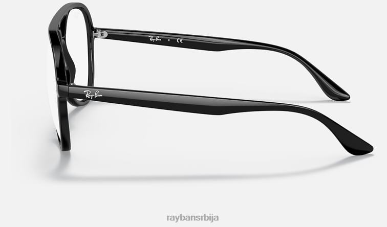 Ray-Ban рб4376в оптицс P0HP1802 наочаре углачана црна мушкарци