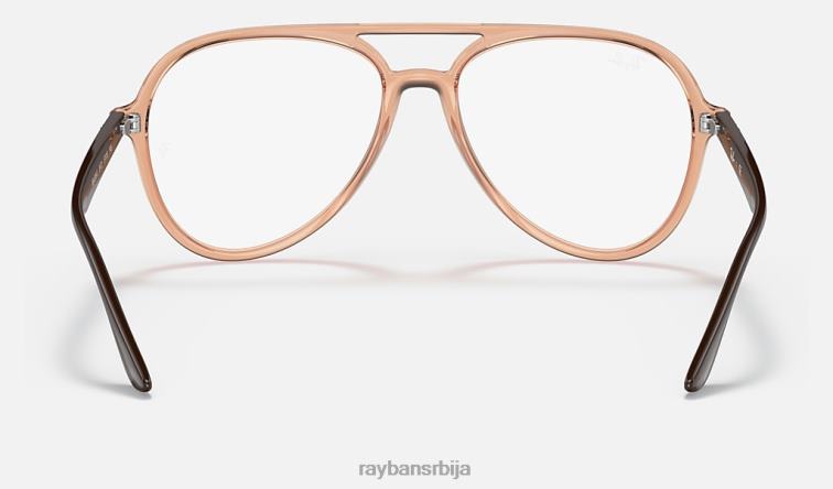 Ray-Ban рб4376в оптицс P0HP1803 наочаре углачан провидно браон мушкарци