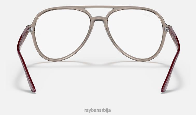 Ray-Ban рб4376в оптицс P0HP1806 наочаре углачана провидно сива мушкарци
