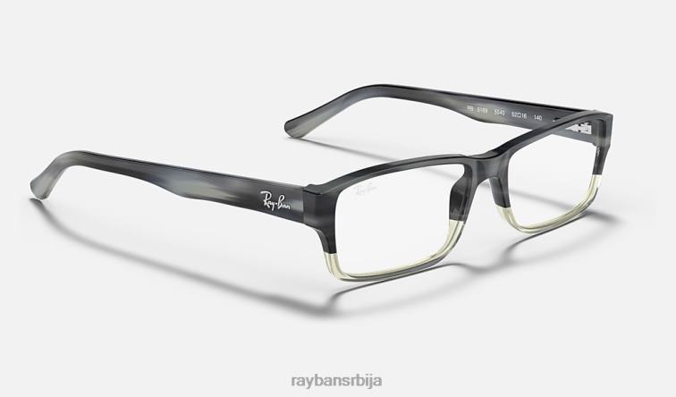 Ray-Ban рб5169 оптицс P0HP1771 наочаре углачана сива мушкарци