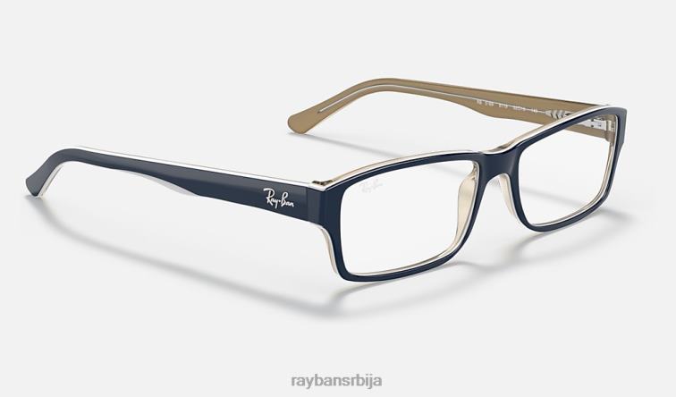 Ray-Ban рб5169 оптицс P0HP1774 наочаре углачано провидно плаво мушкарци