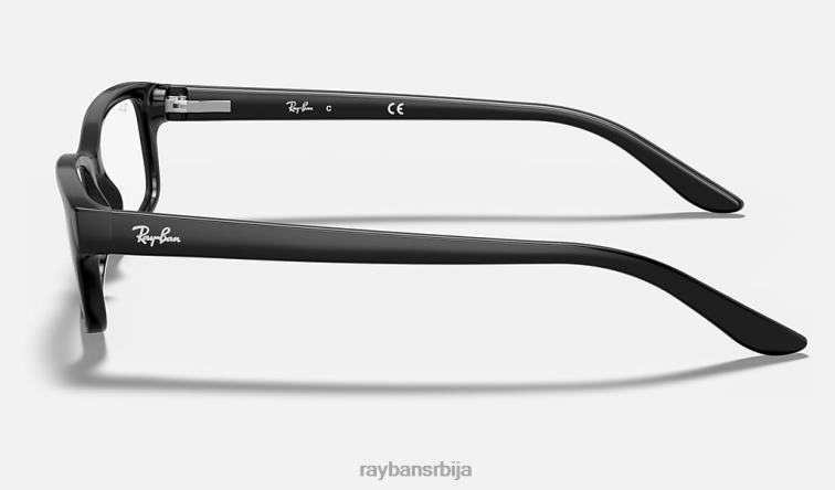 Ray-Ban рб5187 оптицс P0HP2230 наочаре углачана црна мушкарци