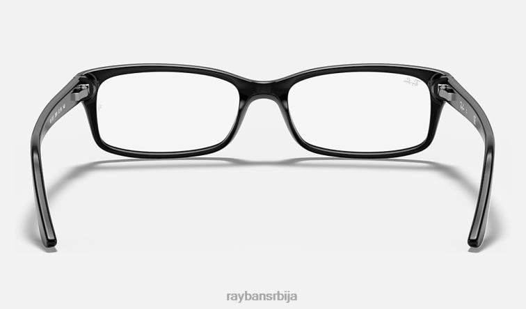 Ray-Ban рб5187 оптицс P0HP2230 наочаре углачана црна мушкарци