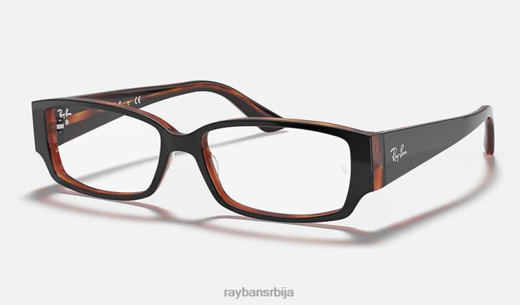 Ray-Ban рб5250 оптицс P0HP2499 наочаре углачана црна мушкарци
