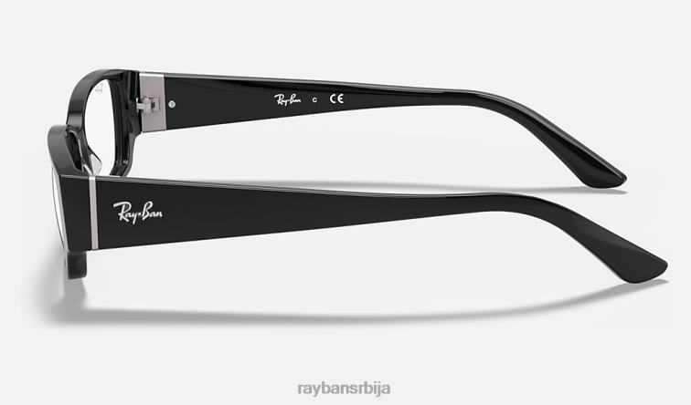 Ray-Ban рб5250 оптицс P0HP2500 наочаре углачана црна мушкарци