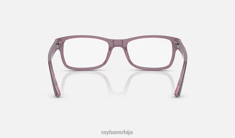 Ray-Ban рб5268 оптицс P0HP2193 наочаре углачано браон на розе мушкарци