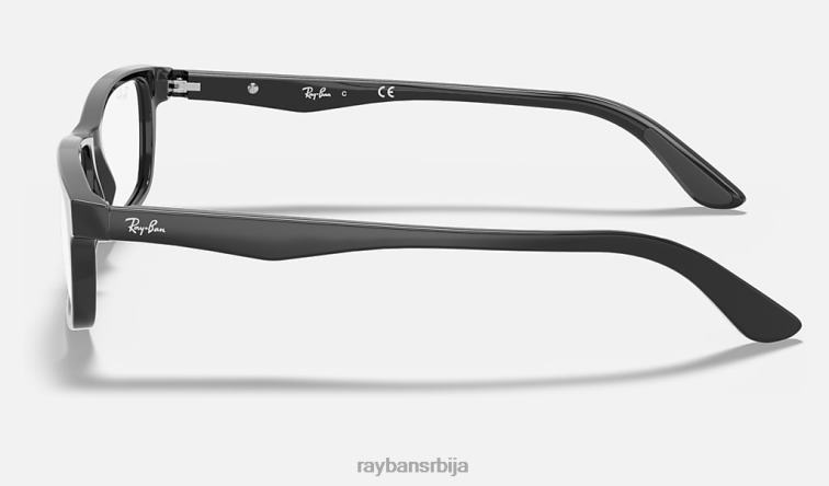 Ray-Ban рб5277 оптицс P0HP1787 наочаре углачана црна мушкарци