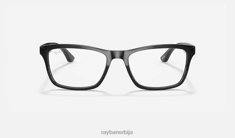 Ray-Ban рб5279 оптицс P0HP1735 наочаре углачана црна мушкарци