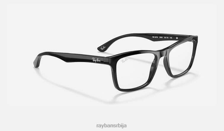 Ray-Ban рб5279 оптицс P0HP1735 наочаре углачана црна мушкарци