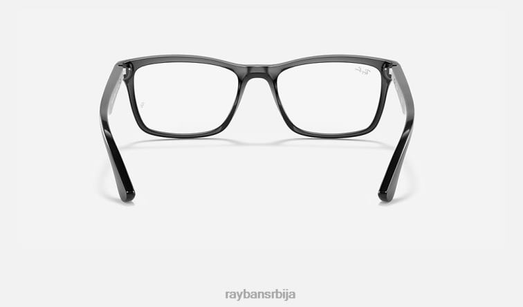 Ray-Ban рб5279 оптицс P0HP1735 наочаре углачана црна мушкарци