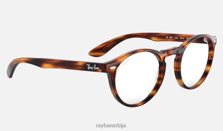 Ray-Ban рб5283 оптицс P0HP2001 наочаре углачана пругаста хавана мушкарци
