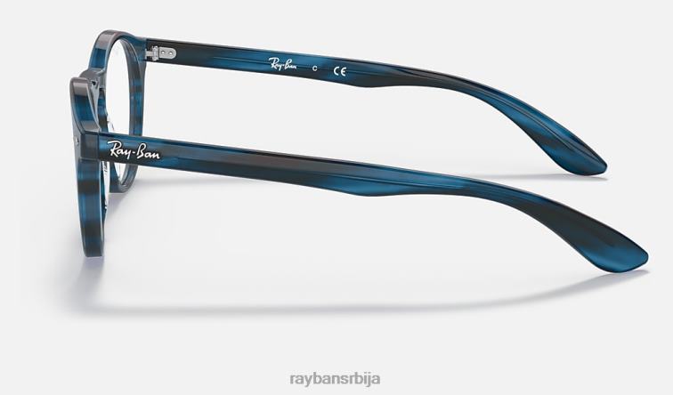 Ray-Ban рб5283 оптицс P0HP2004 наочаре углачано плаво мушкарци