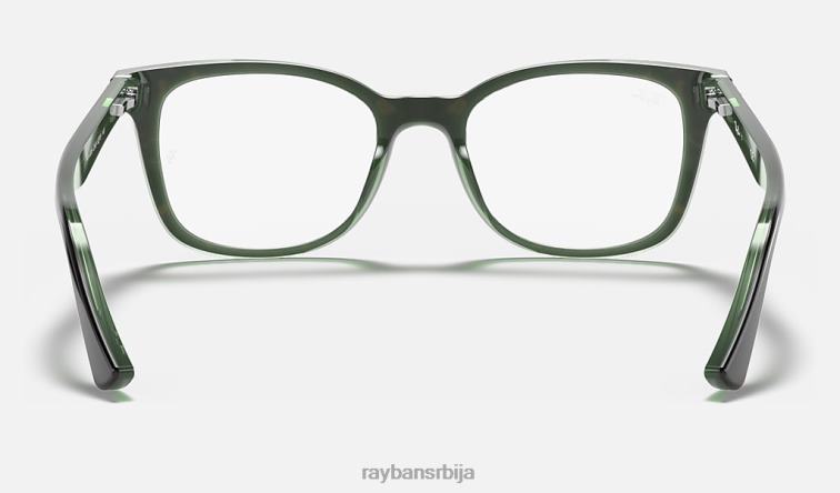 Ray-Ban рб5285 оптицс P0HP1863 наочаре углачана хавана на зеленом мушкарци