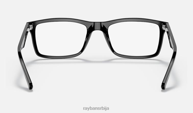 Ray-Ban рб5287 оптицс P0HP2244 наочаре углачана црна мушкарци