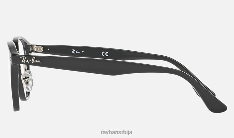Ray-Ban рб5355 оптицс P0HP2510 наочаре углачана црна мушкарци