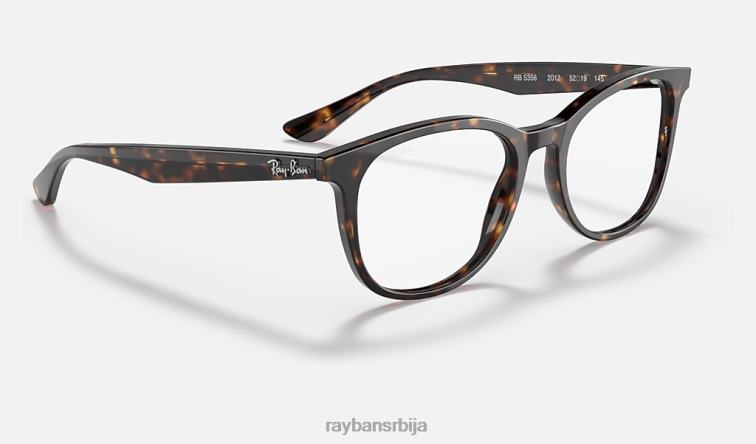 Ray-Ban рб5356 оптицс P0HP2339 наочаре углађена хавана мушкарци