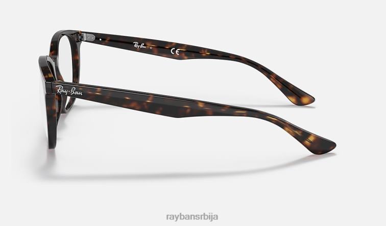 Ray-Ban рб5356 оптицс P0HP2339 наочаре углађена хавана мушкарци