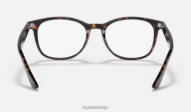 Ray-Ban рб5356 оптицс P0HP2339 наочаре углађена хавана мушкарци