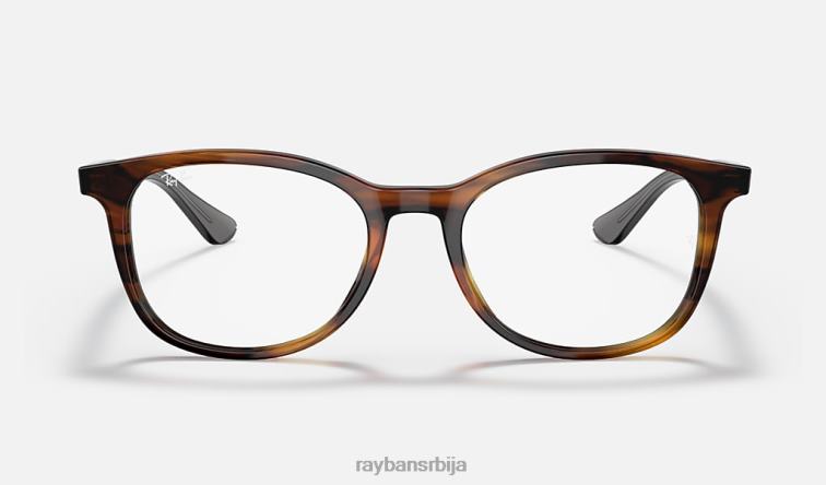 Ray-Ban рб5356 оптицс P0HP2340 наочаре углађена хавана мушкарци