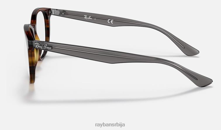 Ray-Ban рб5356 оптицс P0HP2340 наочаре углађена хавана мушкарци