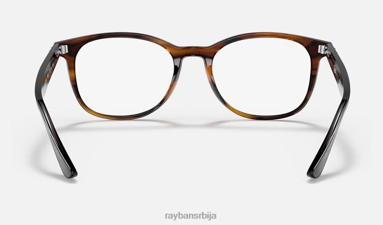 Ray-Ban рб5356 оптицс P0HP2340 наочаре углађена хавана мушкарци