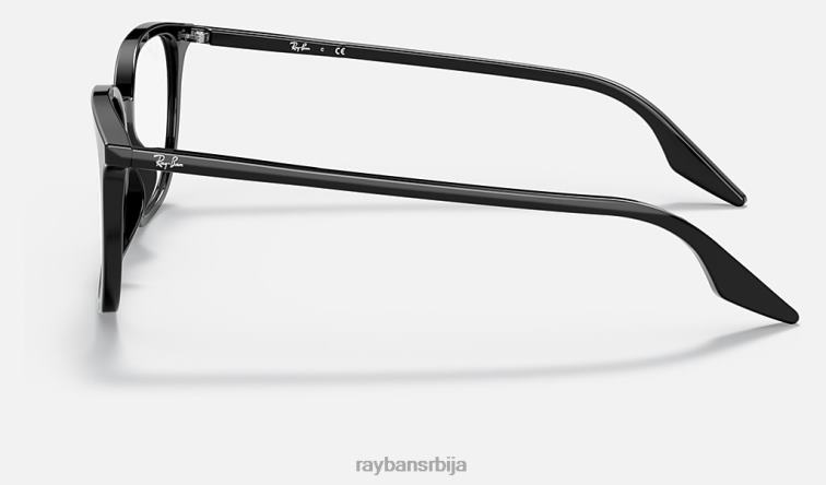 Ray-Ban рб5362 оптицс P0HP2094 наочаре углачана црна мушкарци