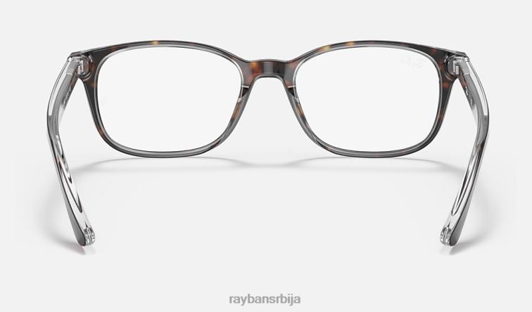 Ray-Ban рб5375 оптицс P0HP2050 наочаре углачана хавана на провидном мушкарци