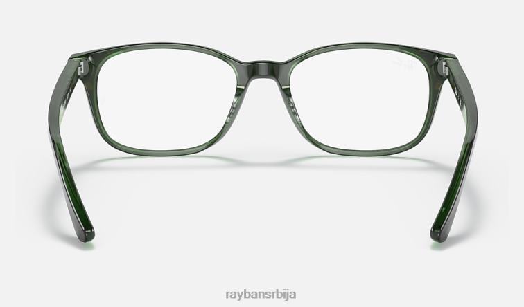Ray-Ban рб5375 оптицс P0HP2053 наочаре углачана хавана на зеленом мушкарци