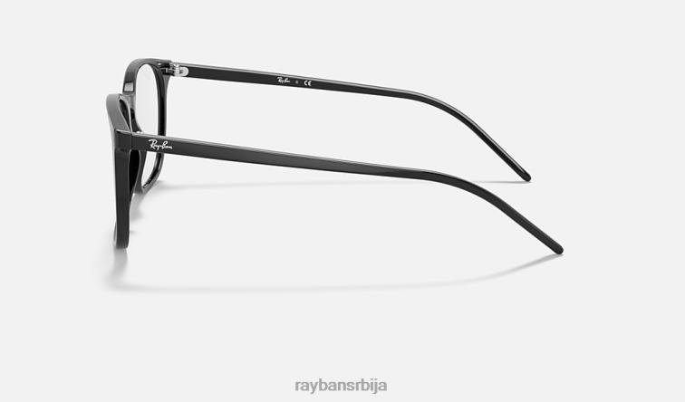Ray-Ban рб5387 оптицс P0HP1584 наочаре углачана црна мушкарци