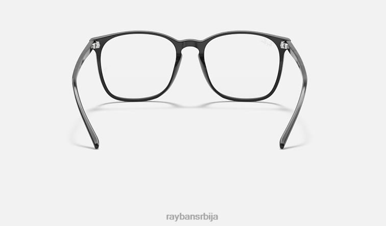 Ray-Ban рб5387 оптицс P0HP1584 наочаре углачана црна мушкарци