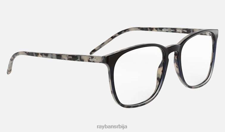 Ray-Ban рб5387 оптицс P0HP1589 наочаре углачана хавана беж мушкарци