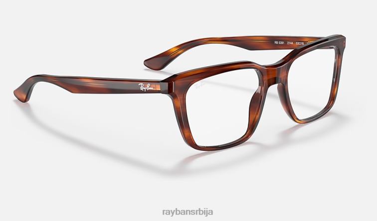 Ray-Ban рб5391 оптицс P0HP2454 наочаре углачана пругаста хавана мушкарци