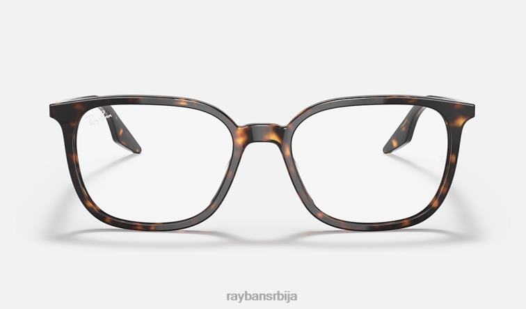 Ray-Ban рб5406 оптицс P0HP2033 наочаре углађена хавана мушкарци