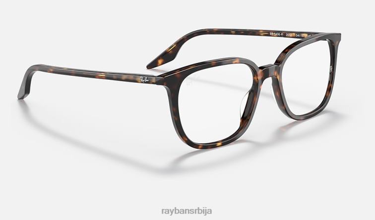 Ray-Ban рб5406 оптицс P0HP2033 наочаре углађена хавана мушкарци