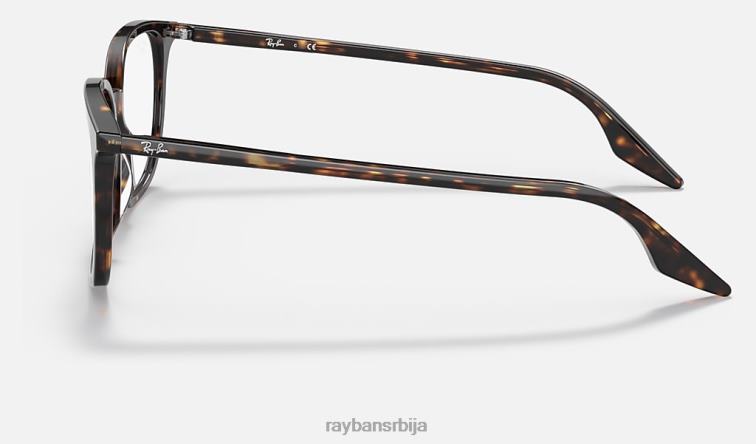 Ray-Ban рб5406 оптицс P0HP2033 наочаре углађена хавана мушкарци