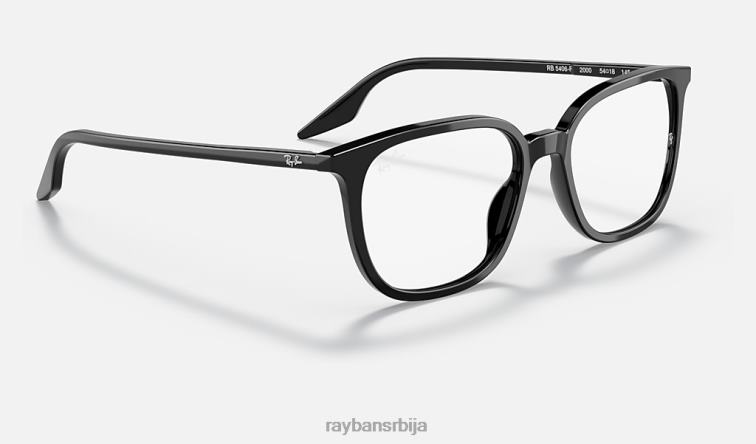 Ray-Ban рб5406 оптицс P0HP2034 наочаре углачана црна мушкарци