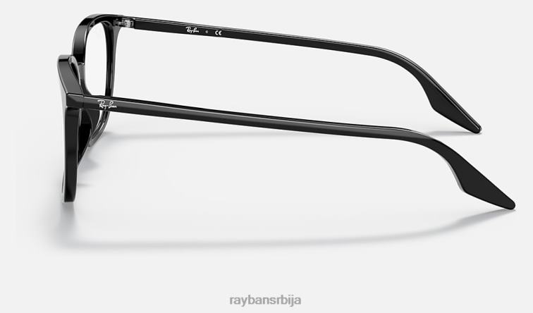 Ray-Ban рб5406 оптицс P0HP2034 наочаре углачана црна мушкарци