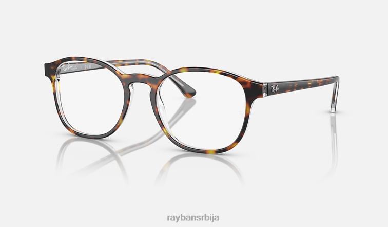 Ray-Ban рб5417 оптицс P0HP1623 наочаре углачана хавана на провидном мушкарци