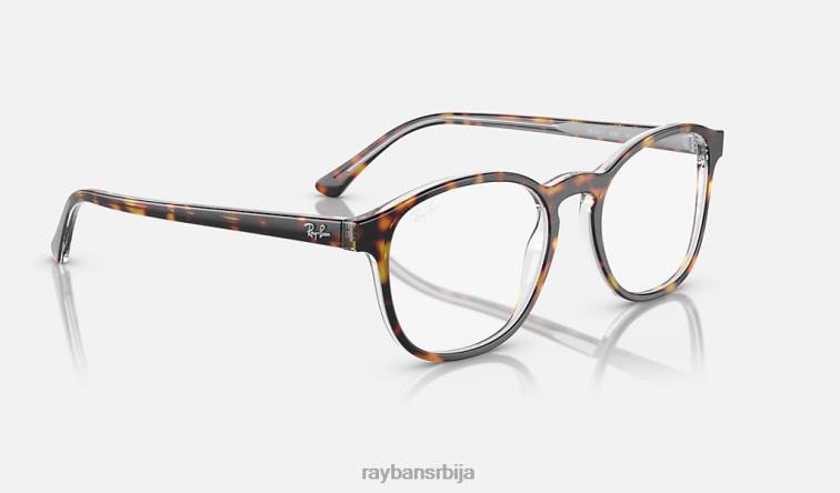 Ray-Ban рб5417 оптицс P0HP1623 наочаре углачана хавана на провидном мушкарци