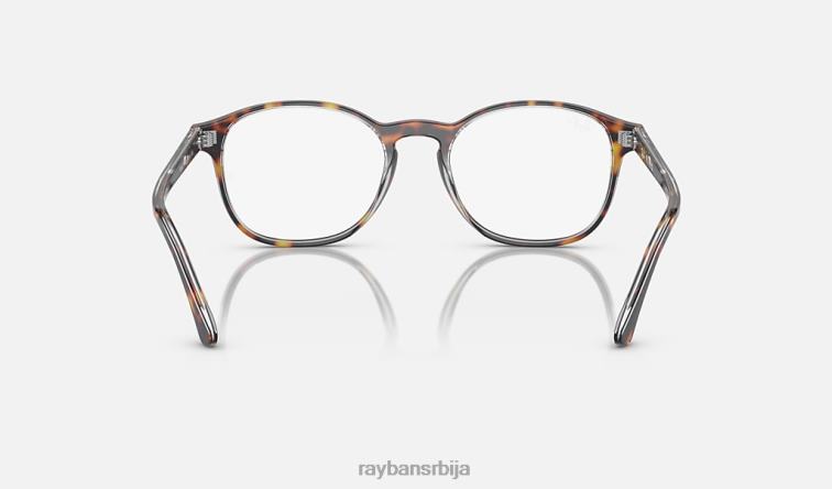 Ray-Ban рб5417 оптицс P0HP1623 наочаре углачана хавана на провидном мушкарци