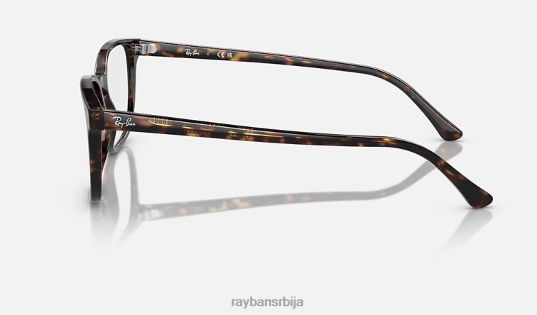 Ray-Ban рб5418 оптицс P0HP1698 наочаре углађена хавана мушкарци