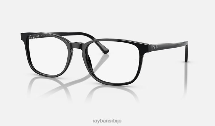Ray-Ban рб5418 оптицс P0HP1699 наочаре углачана црна мушкарци