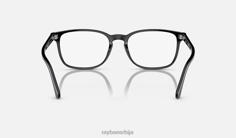 Ray-Ban рб5418 оптицс P0HP1699 наочаре углачана црна мушкарци