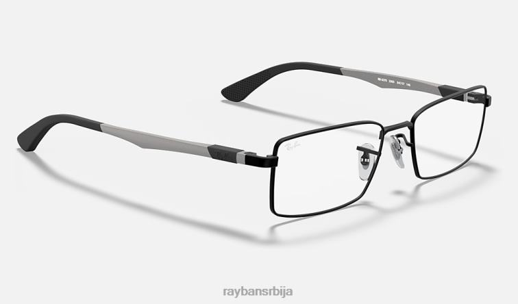 Ray-Ban рб6275 оптицс P0HP2497 наочаре мат црна мушкарци