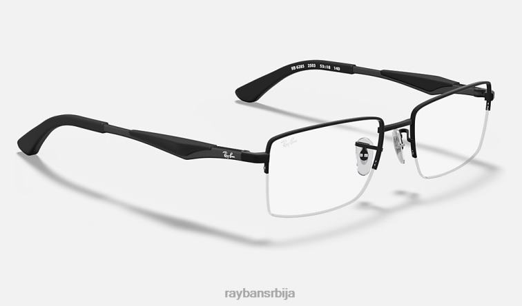 Ray-Ban рб6285 оптицс P0HP2276 наочаре мат црна мушкарци