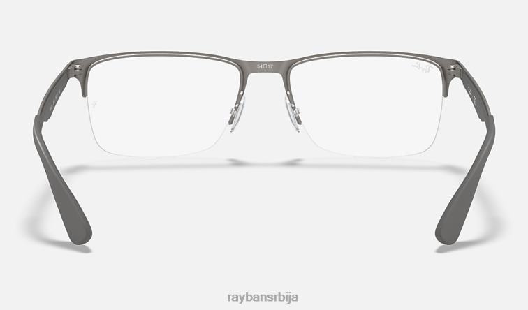 Ray-Ban рб6335 оптицс P0HP2226 наочаре мат гунметал мушкарци