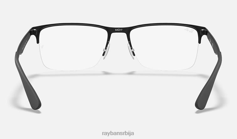 Ray-Ban рб6335 оптицс P0HP2227 наочаре мат црна мушкарци