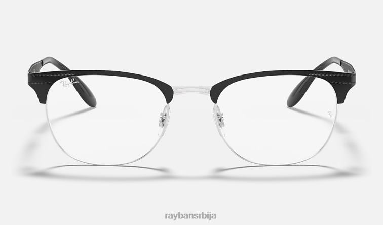 Ray-Ban рб6346 оптицс P0HP2264 наочаре углачано црно на сребру мушкарци